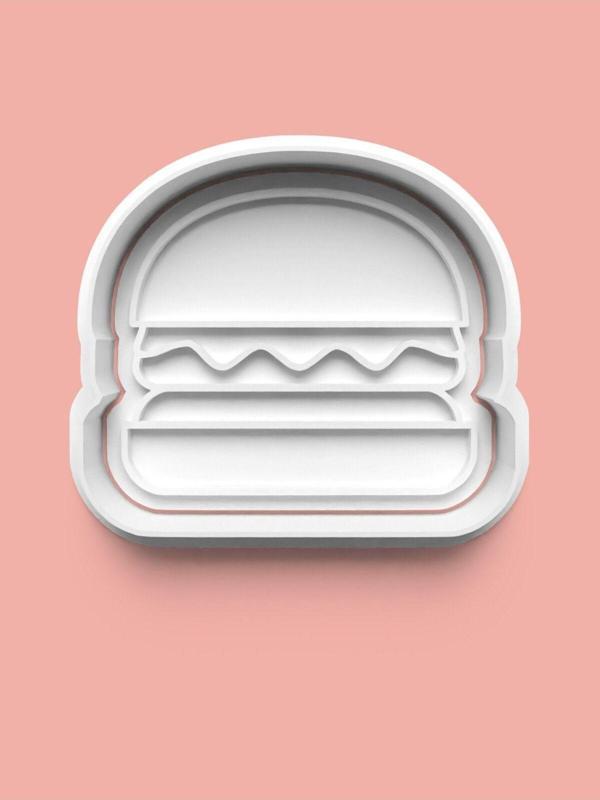 Aktastore Hamburger Kurabiye Kalıbı Ve Şeker Hamuru Kalıbı - Image 1