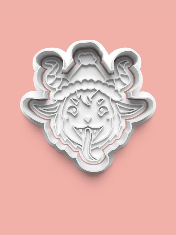 Aktastore Krampus Figürü Kurabiye Kalıbı Ve Şeker Hamuru Kalıbı - Image 1