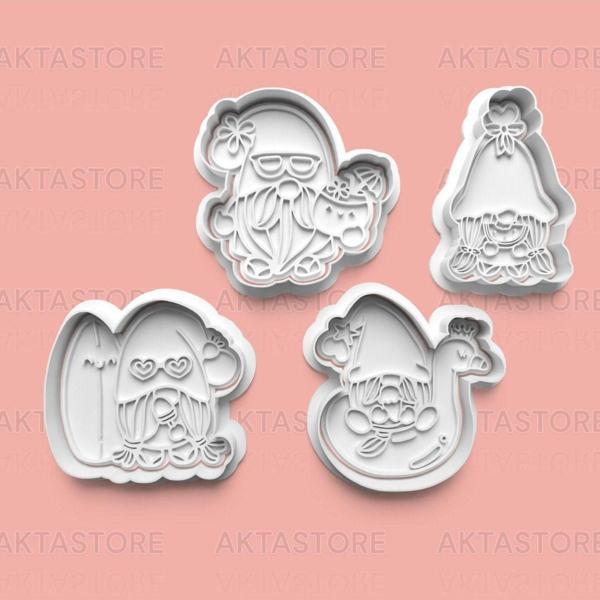 Aktastore Cücelerin Tatili Kurabiye Kalıbı Ve Şeker Hamuru Kalıbı 4'Lü Set - Image 1