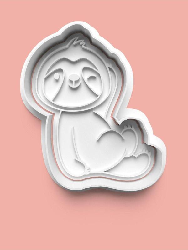 Aktastore Koala Tembel Hayvan Figürü Kurabiye Kalıbı Ve Şeker Hamuru Kalıbı - Image 1