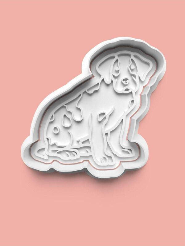 Aktastore Great Dane Köpek Figürü Kurabiye Kalıbı Ve Şeker Hamuru Kalıbı - Image 1