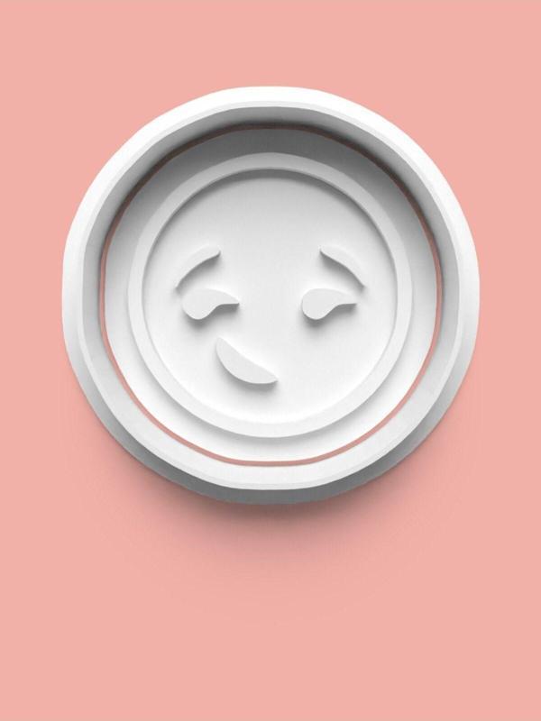 Aktastore Emoji Surat İfadesi Kurabiye Kalıbı Ve Şeker Hamuru Kalıbı - Image 1