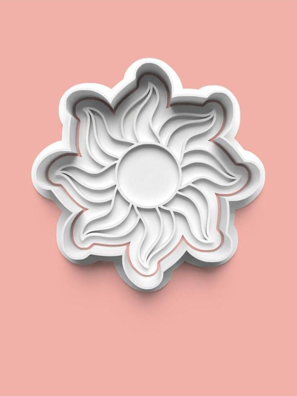 Aktastore Kıvrımlı Yıldız Figürü Kurabiye Kalıbı Ve Şeker Hamuru Kalıbı - Image 1