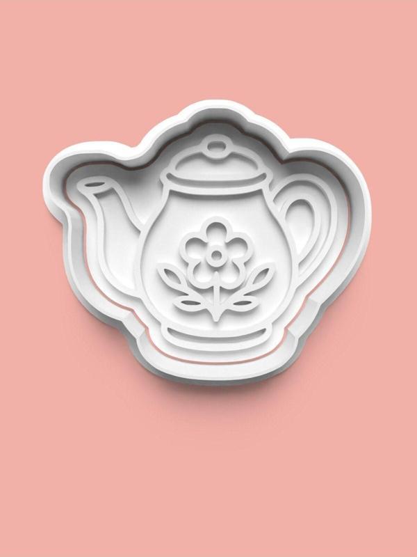 Aktastore Çay Demliği Kurabiye Kalıbı Ve Şeker Hamuru Kalıbı - Image 1