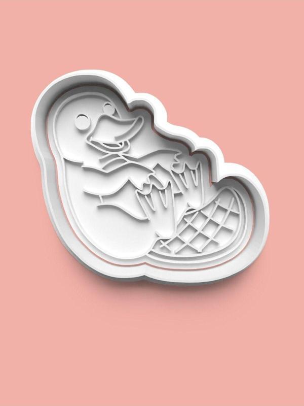 Aktastore Ornitorenk Figürü Kurabiye Kalıbı Ve Şeker Hamuru Kalıbı - Image 1