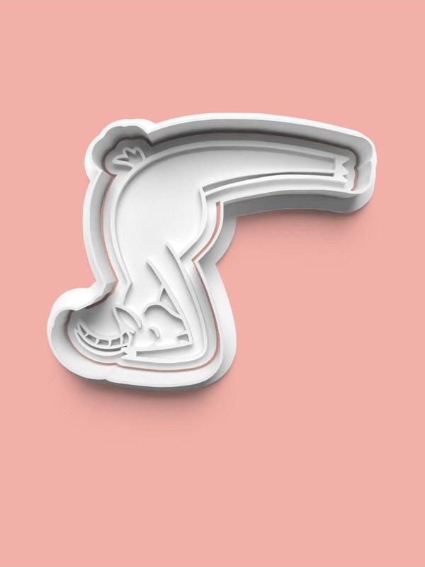 Aktastore Yoga Yapan Keçi Figürü Kurabiye Kalıbı Ve Şeker Hamuru Kalıbı - Image 1