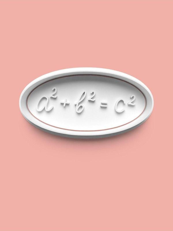 Aktastore Matematik Temalı Kurabiye Kalıbı Ve Şeker Hamuru Kalıbı - Image 1