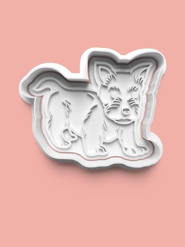 Aktastore Scottish Terrier Köpek Figürü Kurabiye Kalıbı Ve Şeker Hamuru Kalıbı - Image 1