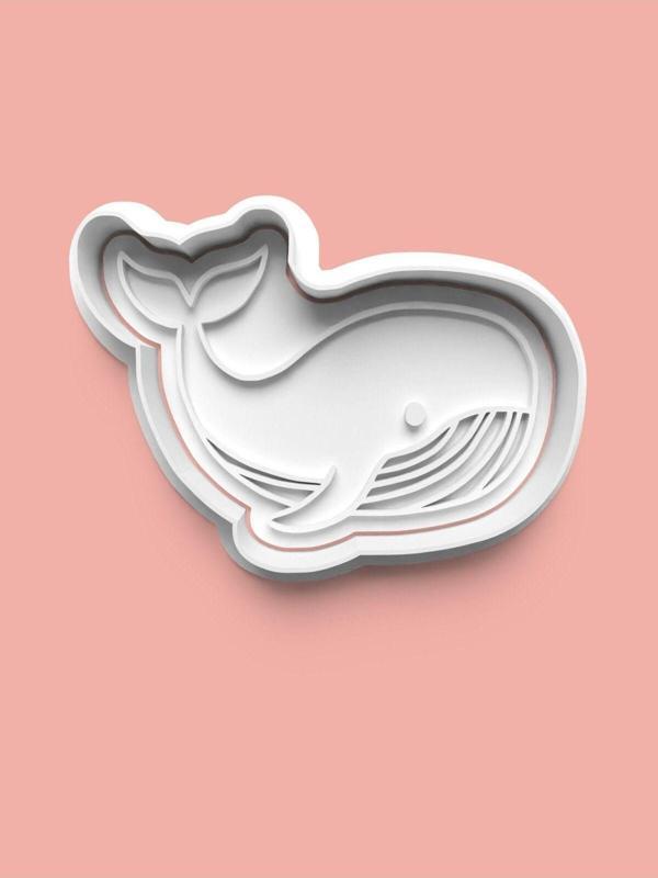 Aktastore Balina Figürü Kurabiye Kalıbı Ve Şeker Hamuru Kalıbı - Image 1