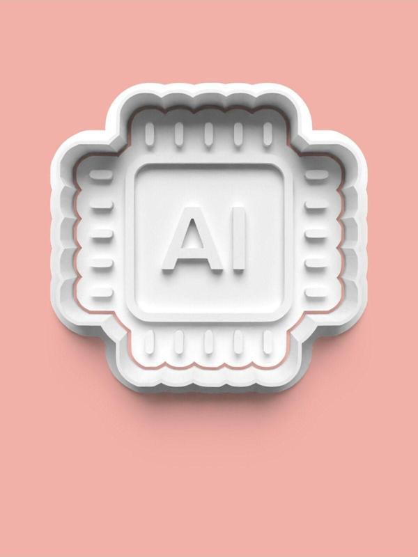 Aktastore Yapay Zeka Bellek Figürü Kurabiye Kalıbı Ve Şeker Hamuru Kalıbı - Image 1