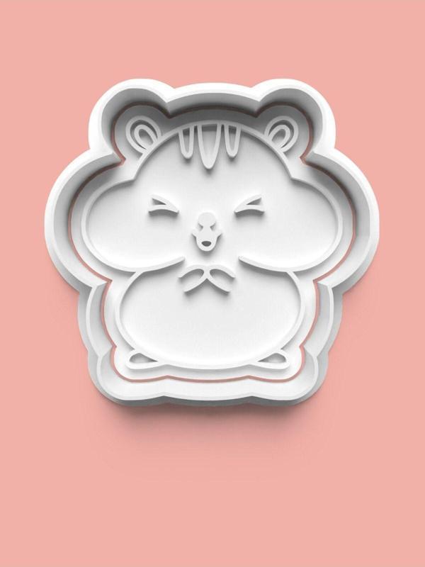 Aktastore Sevimli Hamster Kurabiye Kalıbı Ve Şeker Hamuru Kalıbı 0426-3 - Image 1