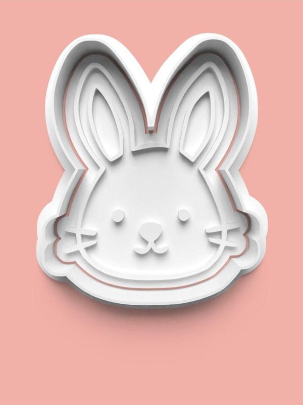 Aktastore Tavşan Suratı Kurabiye Kalıbı Ve Şeker Hamuru Kalıbı - Image 1
