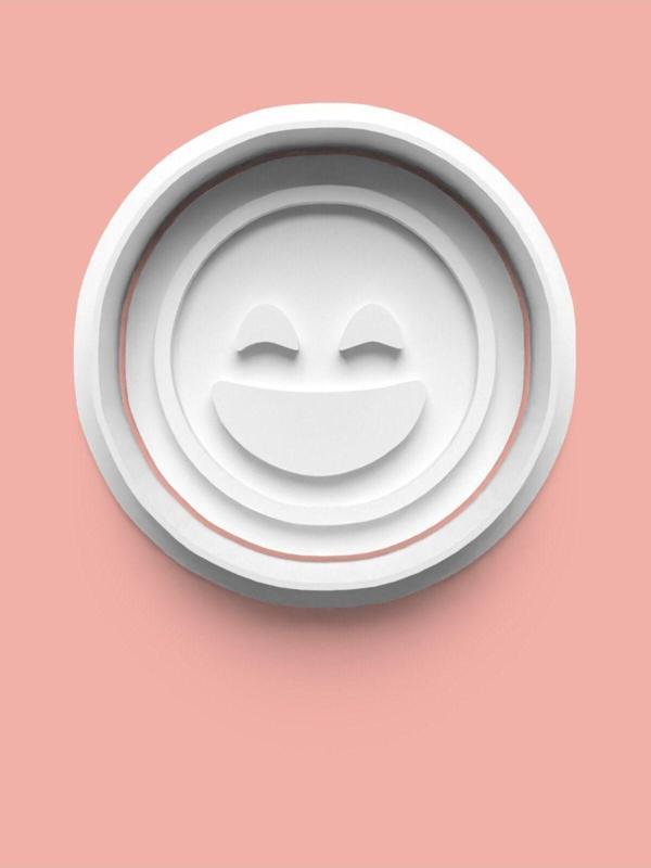 Aktastore Emoji Surat İfadesi Kurabiye Kalıbı Ve Şeker Hamuru Kalıbı - Image 1