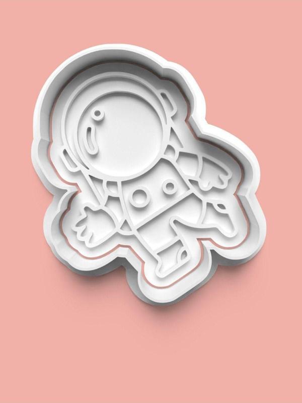 Aktastore Astronot Kurabiye Kalıbı Ve Şeker Hamuru Kalıbı 0436-4 - Image 1