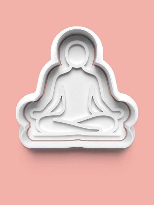Aktastore Yoga Figürü Kurabiye Kalıbı Ve Şeker Hamuru Kalıbı - Image 1