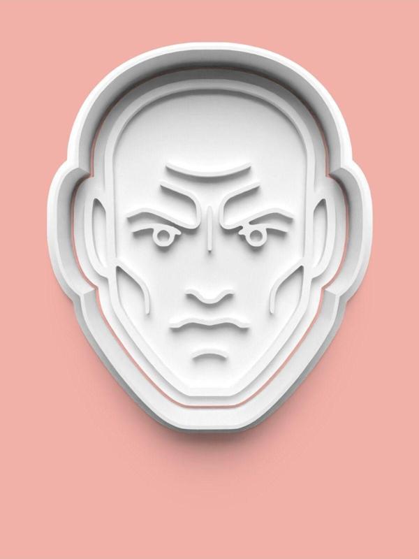 Aktastore Professor X Figürü Kurabiye Kalıbı Ve Şeker Hamuru Kalıbı - Image 1