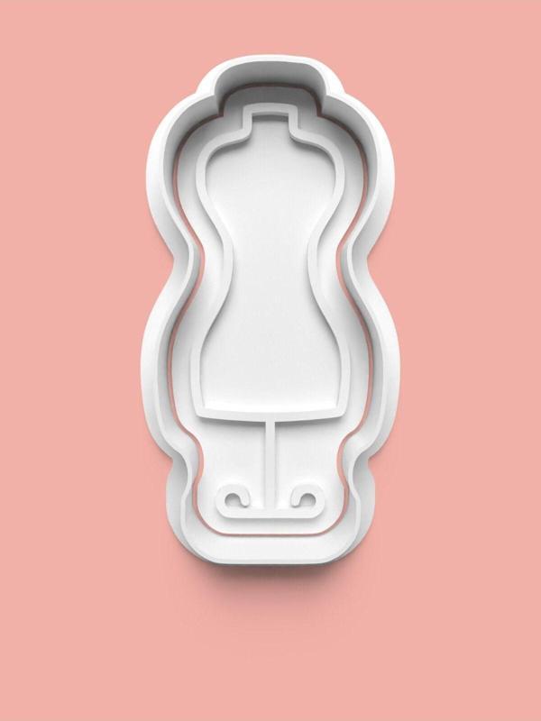 Aktastore Elbise Standı Kurabiye Kalıbı Ve Şeker Hamuru Kalıbı - Image 1