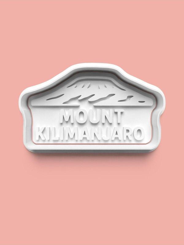 Aktastore Kilimanjaro Dağ Figürü Kurabiye Kalıbı Ve Şeker Hamuru Kalıbı - Image 1