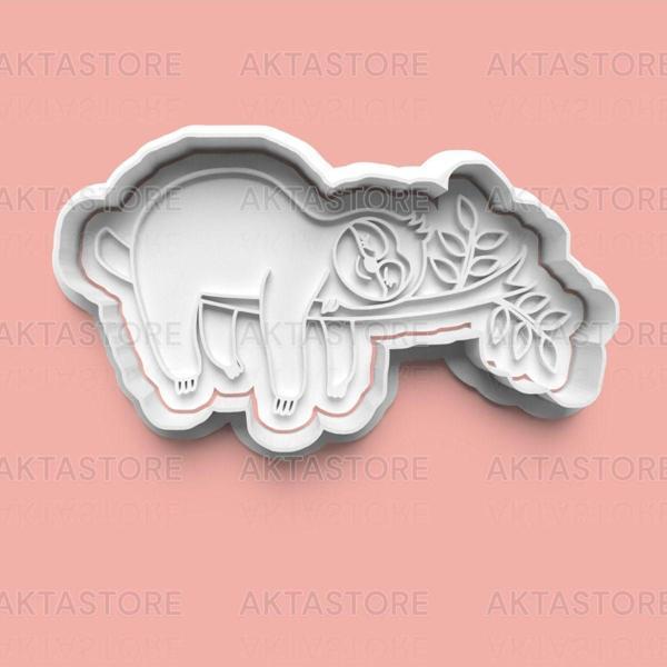 Aktastore Tembel Hayvan Kurabiye Kalıbı Ve Şeker Hamuru Kalıbı - Image 1