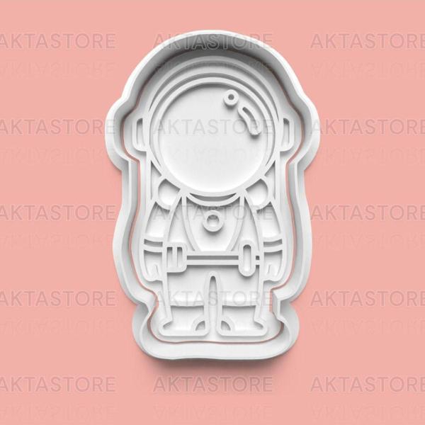 Aktastore Astronot Figürü Kurabiye Kalıbı Ve Şeker Hamuru Kalıbı - Image 1