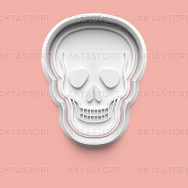 Aktastore Kuru Kafa Figürü Kurabiye Kalıbı Ve Şeker Hamuru Kalıbı - Image 1