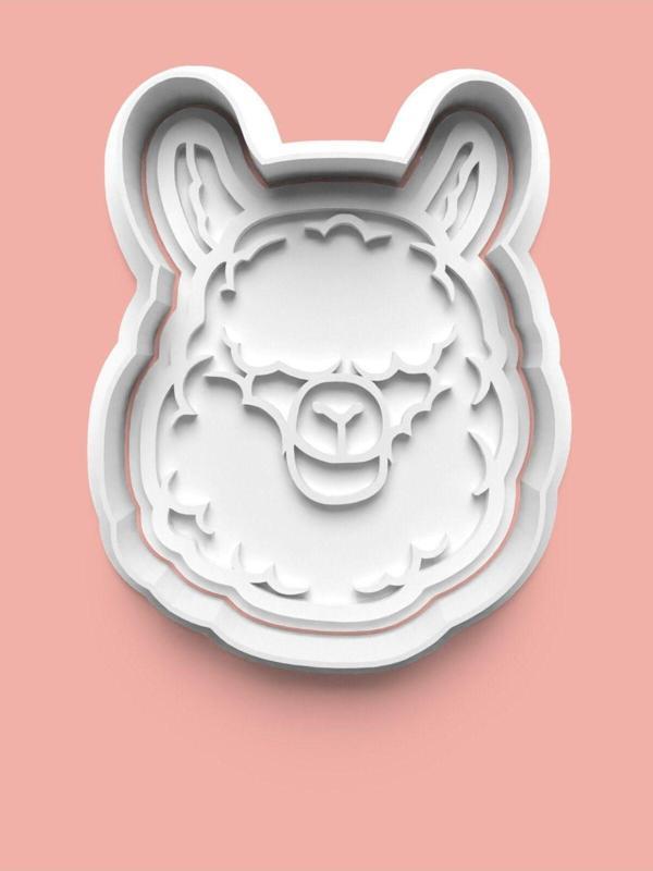 Aktastore Alpaka Figürü Kurabiye Kalıbı Ve Şeker Hamuru Kalıbı - Image 1