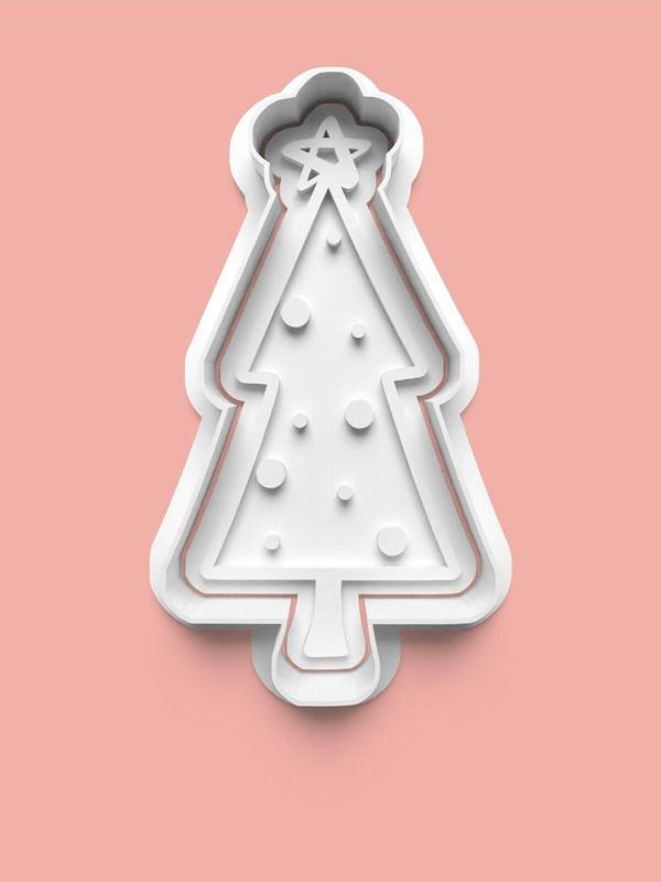 Aktastore Çam Ağacı Figürü Kurabiye Kalıbı Ve Şeker Hamuru Kalıbı - Image 1