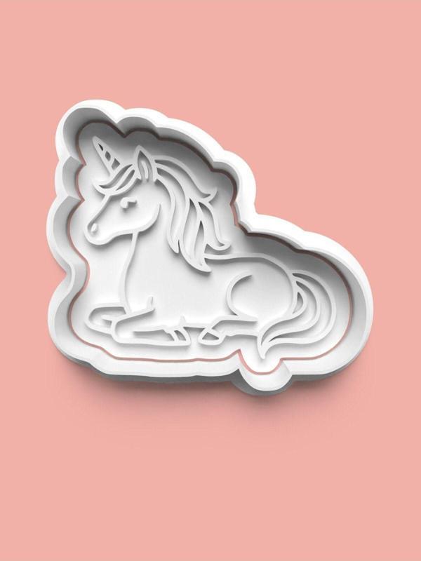 Aktastore Unicorns Boynuzlu At Kurabiye Kalıbı Ve Şeker Hamuru Kalıbı - Image 1