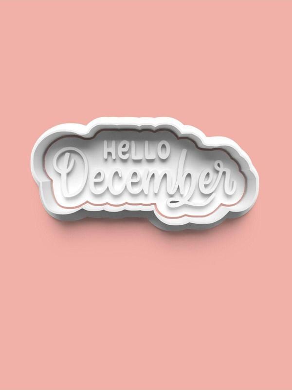 Aktastore December Kurabiye Kalıbı Ve Şeker Hamuru Kalıbı 0538-12 - Image 1