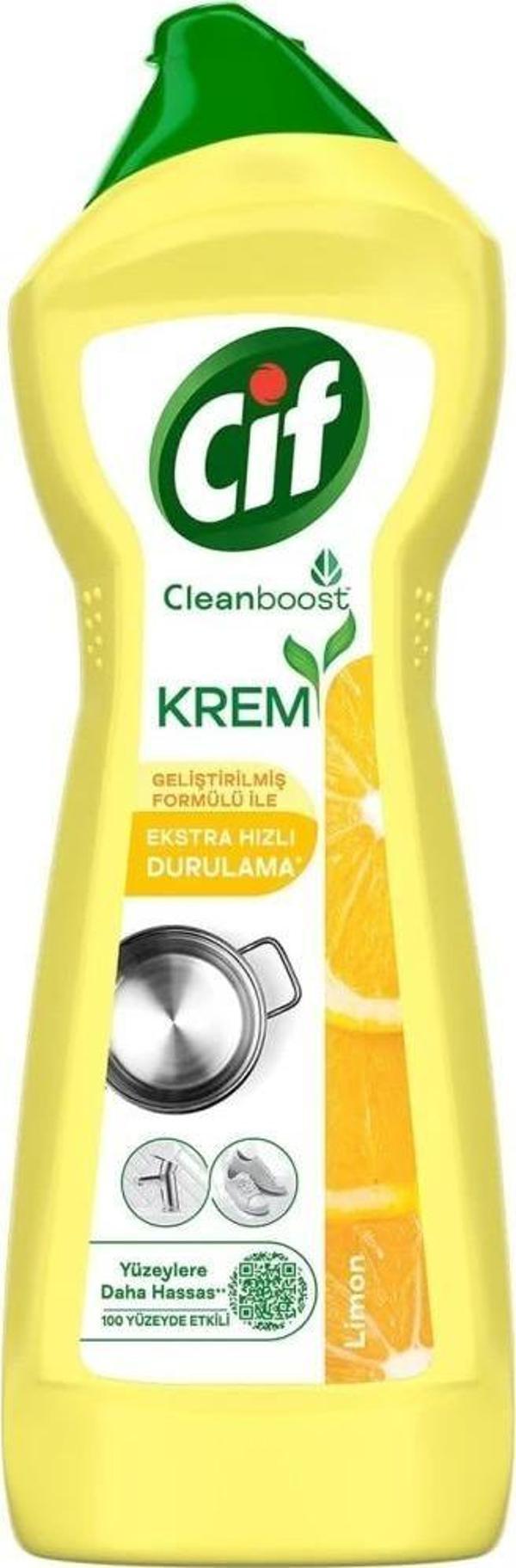 Cif Krem Yeni Nesil Yüzey Temizleyici Limon 750 ml - Image 1