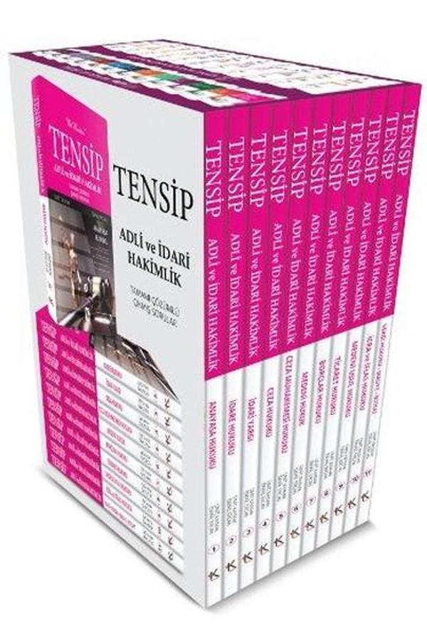 Tensip Adli ve İdari Hakimlik Tamamı Çözümlü Çıkmış Sorular-11 Kitap Takım - Kuram - Image 1