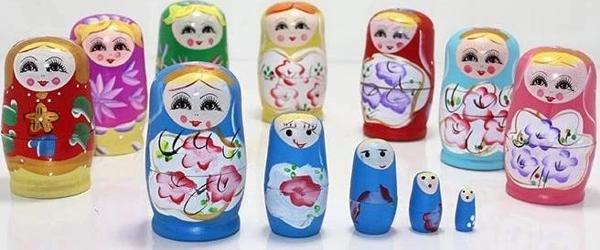 5'li Ahşap Matruşka Alk1204 - Image 1