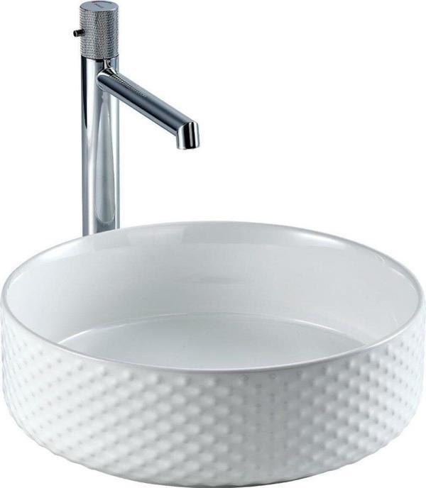 Lena Tezgahüstü Lavabo (Beyaz) Ey-4703 - Image 1