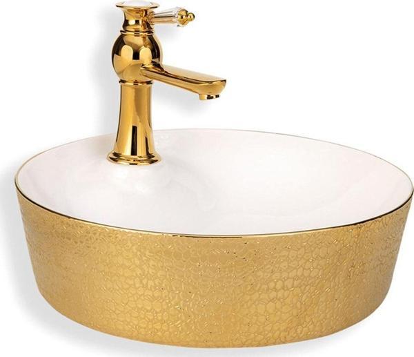 Eva Banyo Tezgah Üstü Porselen Lavabo  E-5001A - Image 1