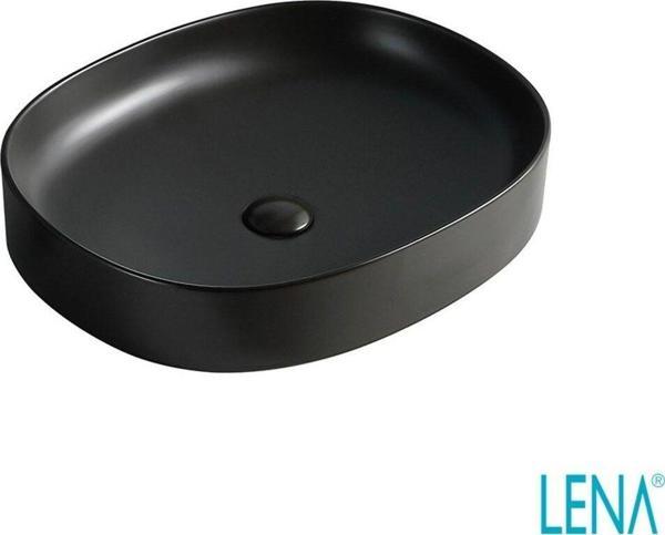 Lena Tezgahüstü Lavabo (Mat Siyah) Ey-4712Ms - Image 1