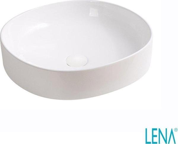Lena Tezgahüstü Lavabo Ey-4711 Beyaz - Image 1