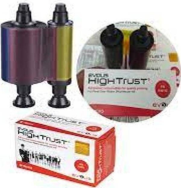 Evolis R3013 1/2 Yarım Panel Pebble Dualys Renkli Ribon 400 Baskı - Image 1