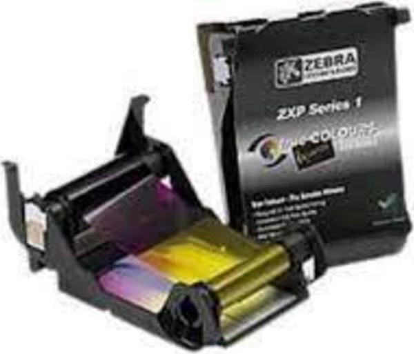 Zebra ZXP 1 YMCKO Renkli Ribon – 100 Baskı - Image 1