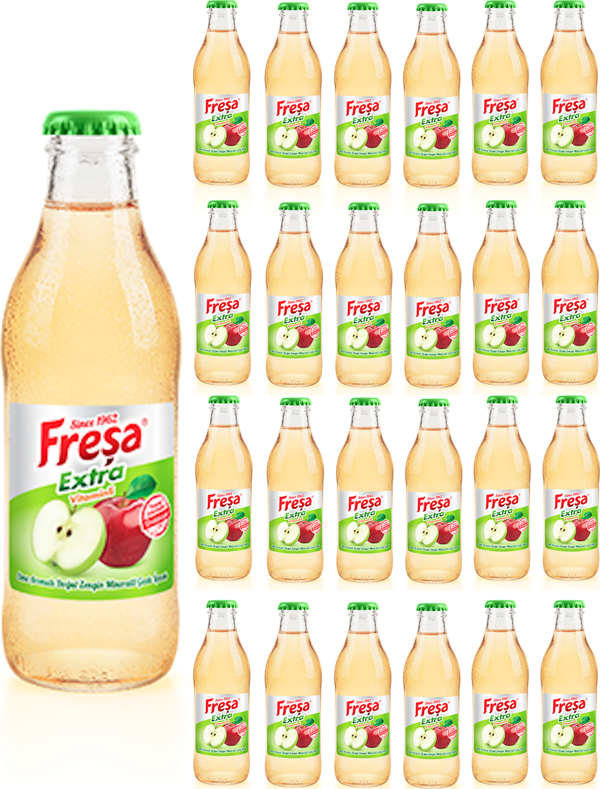 Freşa Extra Elma Aromalı Gazlı İçecek 200ml x 24 Adet - Image 1