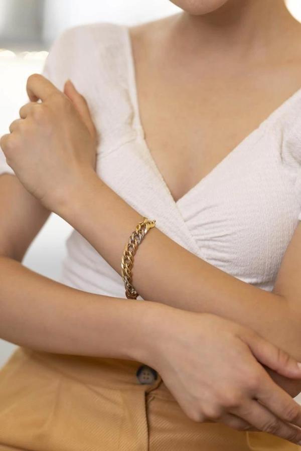 Yiğitbaşı Gold 14 Ayar Fancy Bileklik - Image 1