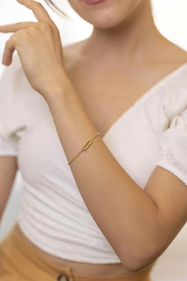 Yiğitbaşı Gold 14 Ayar Fancy Bileklik - Image 1