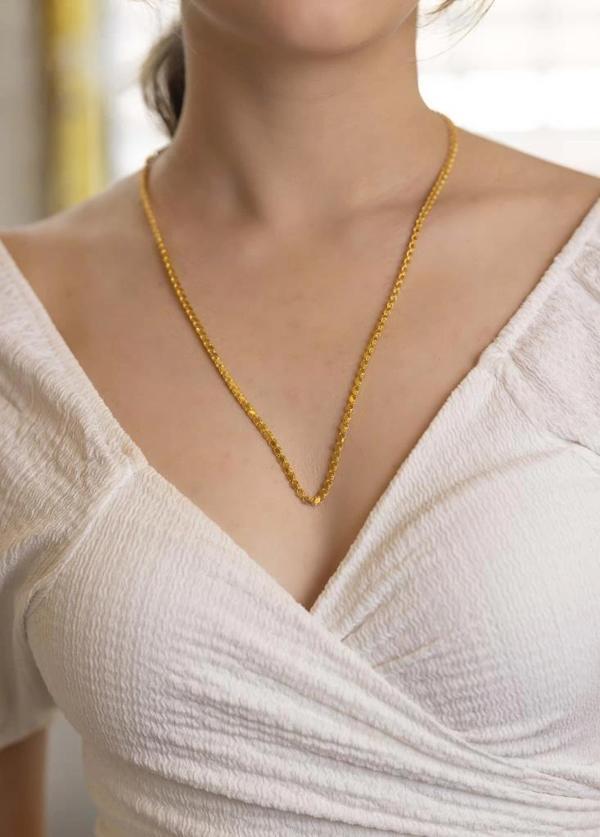 Yiğitbaşı Gold 22 Ayar Halep Zincir Kolye - Image 1