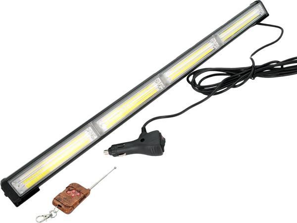 4 Ledli Offroad Led Bar 60 cm Tepe Lamba Kumandalı 12 Animasyonlu Mavi - Image 1