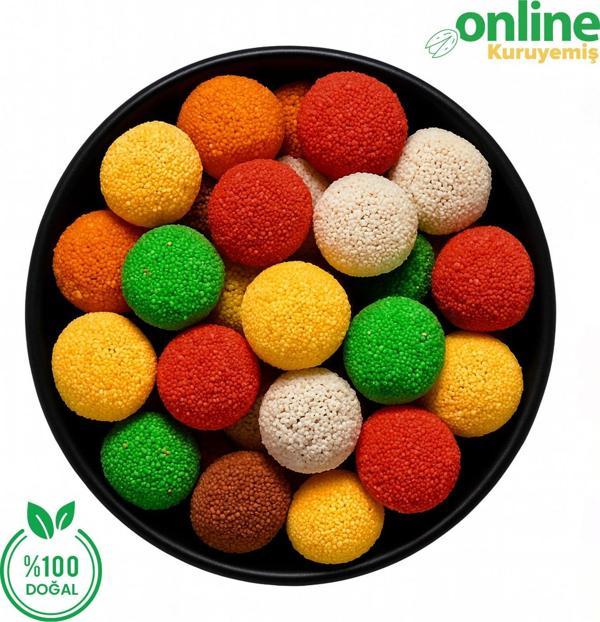 Online Kuruyemiş Jöle Lokum Yuvarlak 500 gr - Image 1