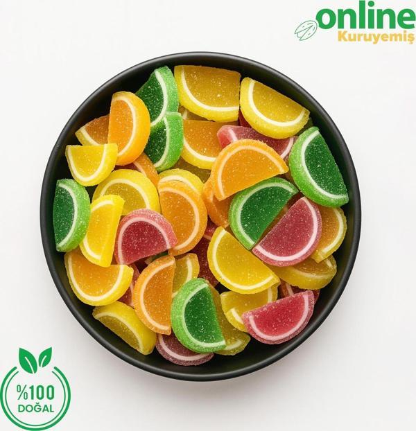 Online Kuruyemiş Jöle Lokum Dilim 500 gr - Image 1