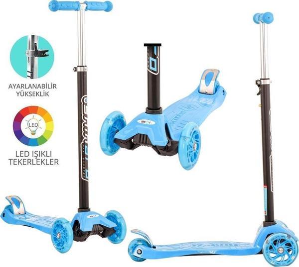 Torutoys Mavi Twist Işıklı Scooter - Image 1