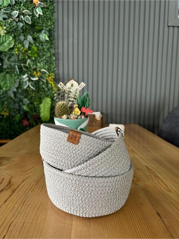 Kodal 3'Lü Jüt Sepet Organizer - Image 1