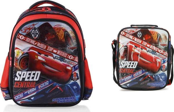 Cars Ilkokul Çantası Loft Speed Central ve Beslenme Çantası - Image 1