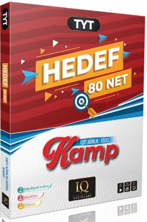 IQ Yayınları TYT Hedef 80 Eşit Ağırlık Sözel Kamp - IQ Yayınları - Image 1