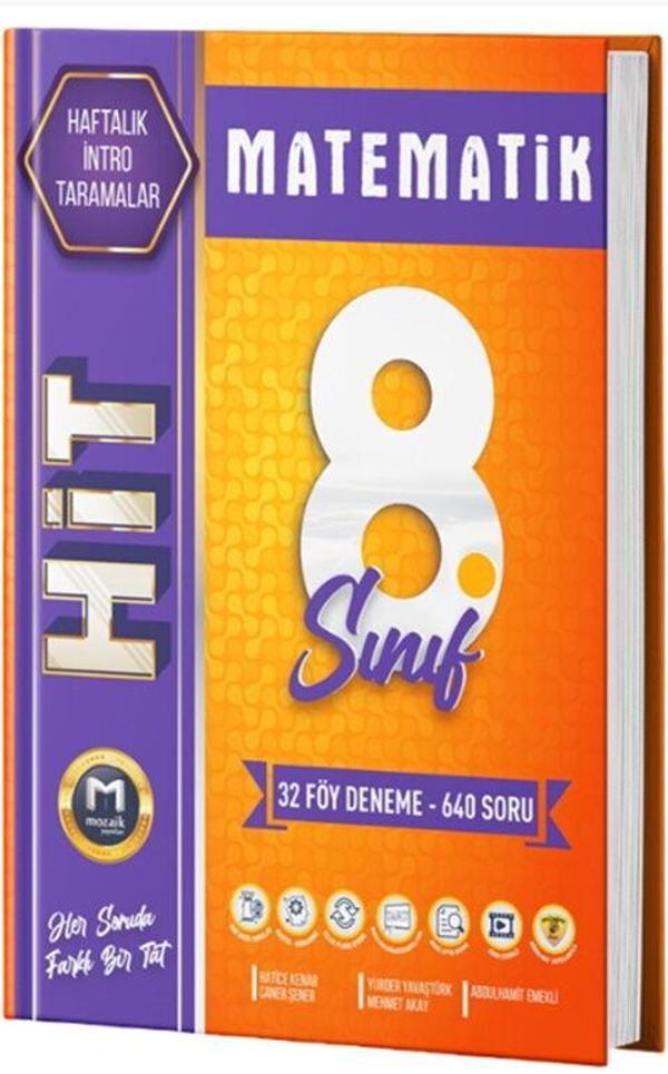 Mozaik Yayınları 8. Sınıf Matematik Hit 32 li Deneme - Mozaik - Ders Kitapları - Image 1